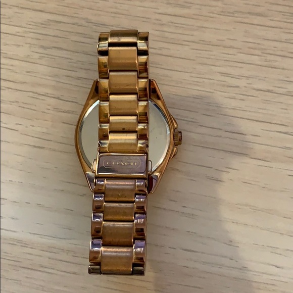Rose gold coach watch. - Picture 2 of 2